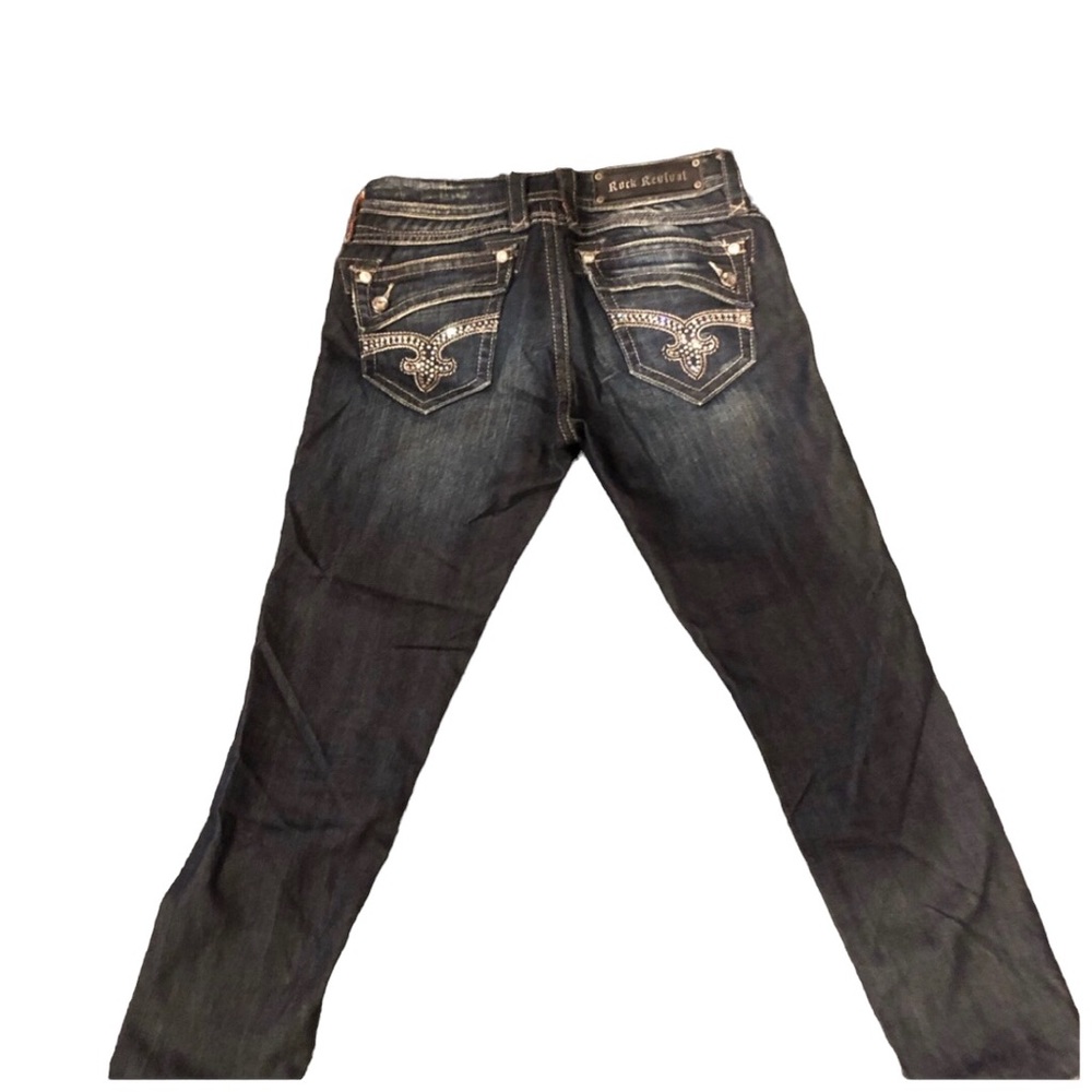 Buckle Rock Revival Ankle Women’s Johanna Skinny Jeans 28” x 26”